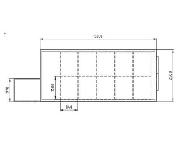 Промисловий дегідратор SUSHIMO DR10 з тепловим насосом та на 10 возиків 